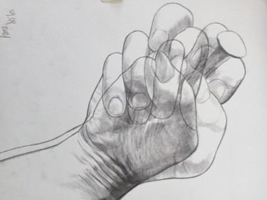Studio per una crocifissione 004 Dessin intitulée "Studio per una croc…" par Stefano Testa, Œuvre d'art originale, Crayon