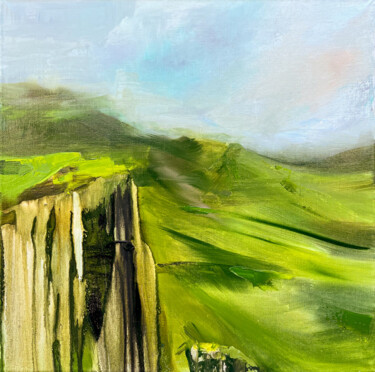Картина под названием "Scottish landscape" - Victo, Подлинное произведение искусства, Масло
