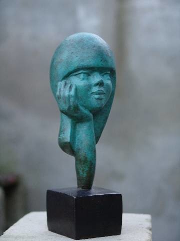 Sculpture titled "PATIENCE" by Victor Douek, Original Artwork