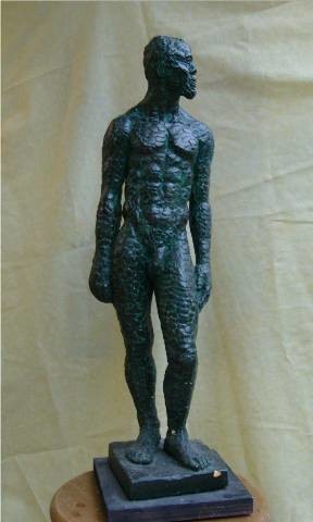 Sculpture intitulée "CITOYEN DU MONDE" par Victor Douek, Œuvre d'art originale
