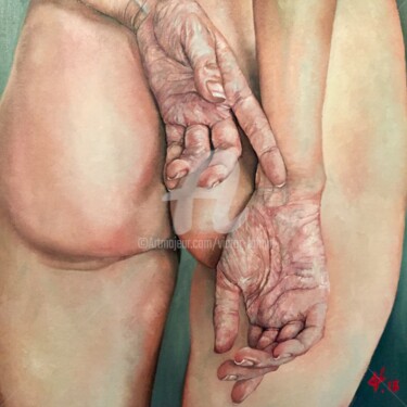 Peinture intitulée "Seele und Körper" par Victor Fomyn, Œuvre d'art originale, Huile