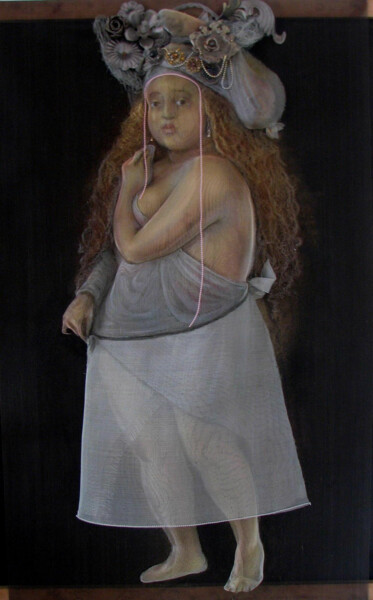 Scheherazade Peinture intitulée "Scheherazade" par Victor Grigoryan, Œuvre d'art originale, Fil de fer