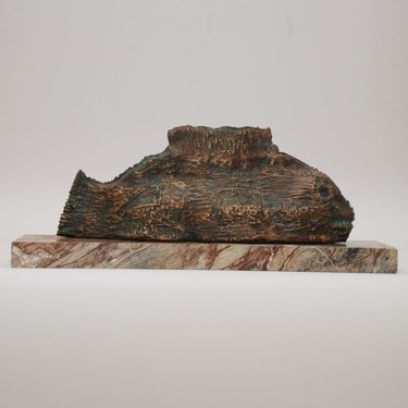 Sculpture titled "Fish" by Victor Prodanchuk, Original Artwork, Bronze