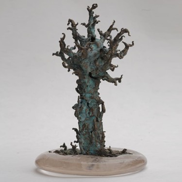 Sculpture titled "Dream tree" by Victor Prodanchuk, Original Artwork, Bronze