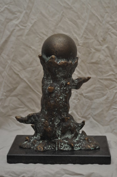 Sculpture titled "Embryo" by Victor Prodanchuk, Original Artwork, Bronze