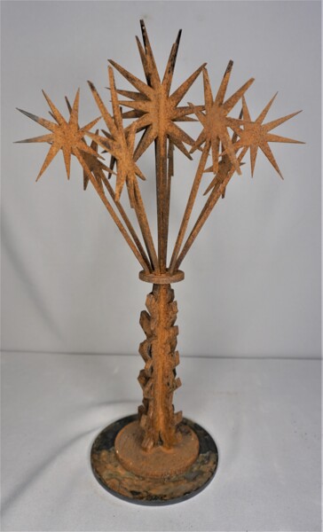 Sculpture titled "Palm" by Victor Prodanchuk, Original Artwork, Metals