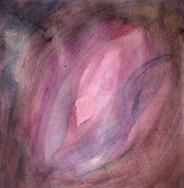 Картина под названием "Vulvart n°003" - Victor Rosay, Подлинное произведение искусства, Акварель