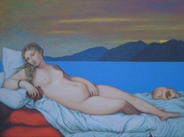 Pintura titulada "A Venus do Mar" por Victor Alonso, Obra de arte original