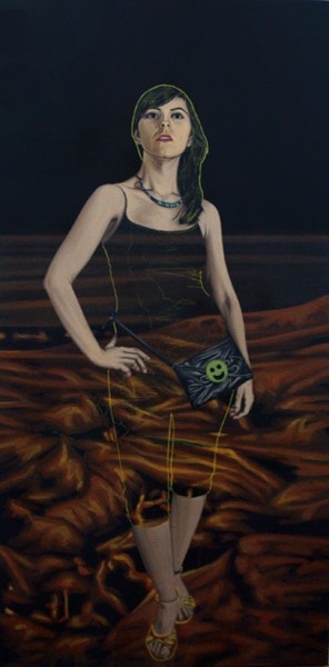 Malerei mit dem Titel "Candida Castro aka…" von Victor Alonso, Original-Kunstwerk