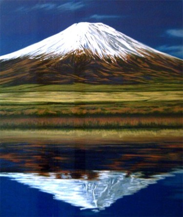 Pintura titulada "Fujiyama" por Victor Alonso, Obra de arte original