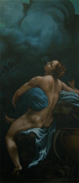Pintura titulada "Rapto de Io" por Victor Alonso, Obra de arte original