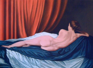 Pintura titulada "La Venus sin el esp…" por Victor Alonso, Obra de arte original
