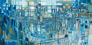 Pintura intitulada "Urbanidades - Rompe…" por Victor Manuel Martins Costa, Obras de arte originais