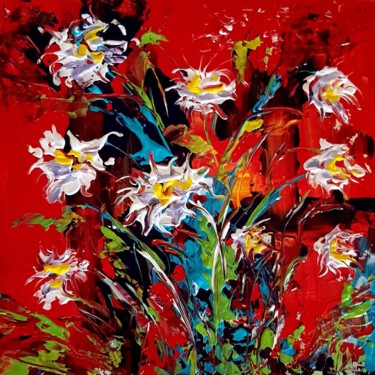 Peinture intitulée "Les fleurs." par Victoria Beko, Œuvre d'art originale, Acrylique