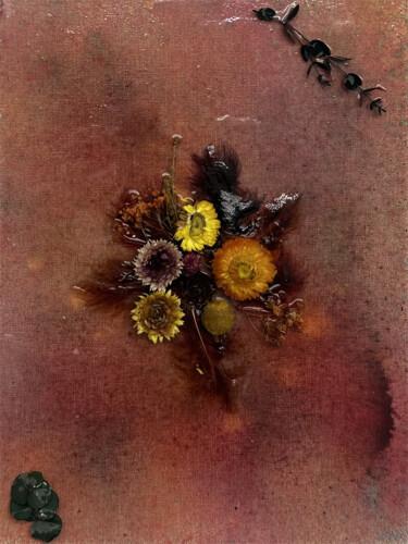 Картина под названием "Bouquet d'automne" - Victoria Daniszewski, Подлинное произведение искусства, Смола