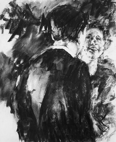 Drawing titled "Mabel, Count Dracul…" by Victoria General, Original Artwork, Charcoal