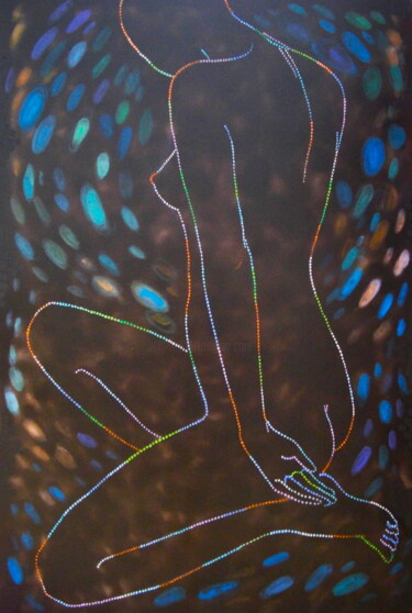 Pintura intitulada "Tenderness." por Victoria Golovina, Obras de arte originais, Acrílico