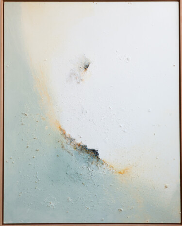 Painting titled "Resplandor" by Victoria Román, Original Artwork, Acrylic Mounted on Wood Stretcher frame
