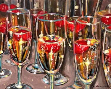 Painting titled "Still Life with the…" by Victoria Sukhasyan, Original Artwork, Acrylic