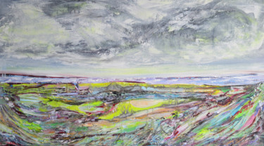Spring landscape II Картина под названием "Spring landscape II" - Viktorija Rutskaja, Подлинное произведение искусства, Акрил