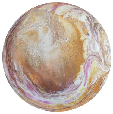 Painting titled "Planet" by Viktorija Rutskaja, Original Artwork, Acrylic