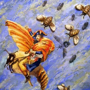 Peinture intitulée "Napoleon's Bees" par Victoria Wallace, Œuvre d'art originale