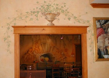 Pintura intitulada "Ferrarro Restaurant" por Victoria Wallace, Obras de arte originais