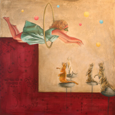 Peinture intitulée "Catatonic" par Victoria Wallace, Œuvre d'art originale, Acrylique