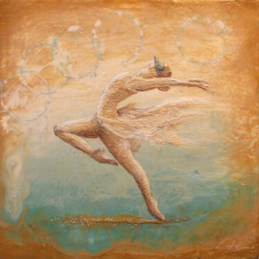 Painting titled "Dusk Dance IV" by Victoria Wallace, Original Artwork, Other