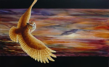 Painting titled "Dawn Rising" by Victoria Armstrong, Original Artwork, Oil