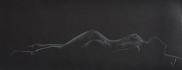 Σχέδιο με τίτλο "Lovers Sleep" από Victor Pavelescu, Αυθεντικά έργα τέχνης, Μολύβι