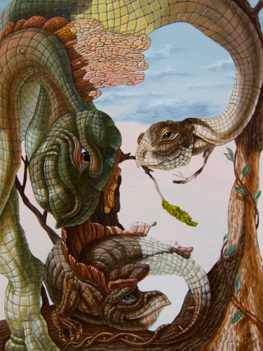 Malerei mit dem Titel "Steven Spielberg Th…" von Victor Molev, Original-Kunstwerk, Öl