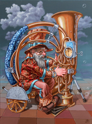 "Tuba" başlıklı Tablo Victor Molev tarafından, Orijinal sanat, Petrol Ahşap Sedye çerçevesi üzerine monte edilmiş