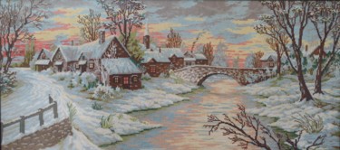 Artisanat intitulée "žiema | winter" par Vida P, Œuvre d'art originale