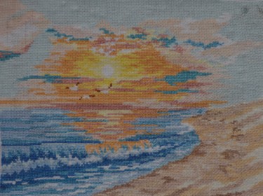 Artcraft titled "saulėlydis | sunset" by Vida P, Original Artwork