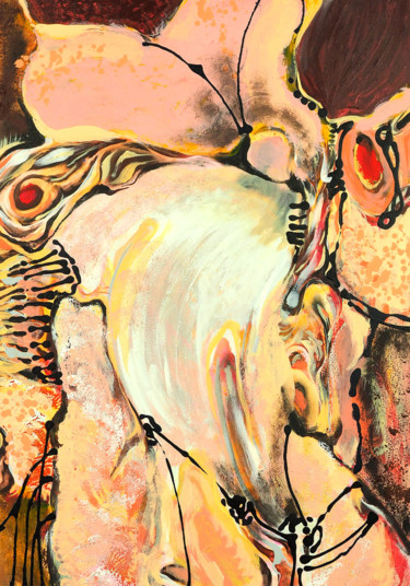 Malarstwo zatytułowany „Matamorphopsia 01 /…” autorstwa Vidal Toreyo, Oryginalna praca, Akryl