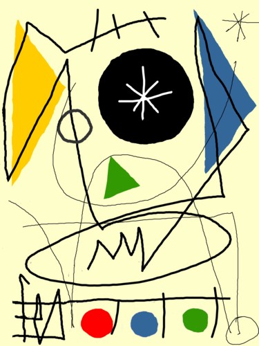 chien de ma chienne Digitale Künste mit dem Titel "chien de ma chienne" von Franck Vidal, Original-Kunstwerk, Digitale Malerei