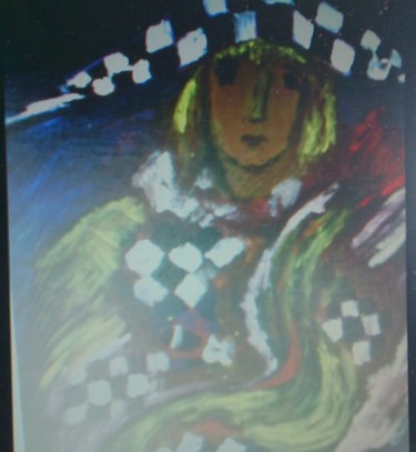Painting titled "Arlequín" by Vidal Fernández Richart, Original Artwork, Acrylic