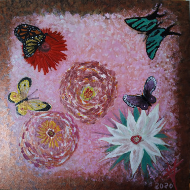 Malerei mit dem Titel "Naturaleza viva" von Vidal Fernández Richart, Original-Kunstwerk, Acryl