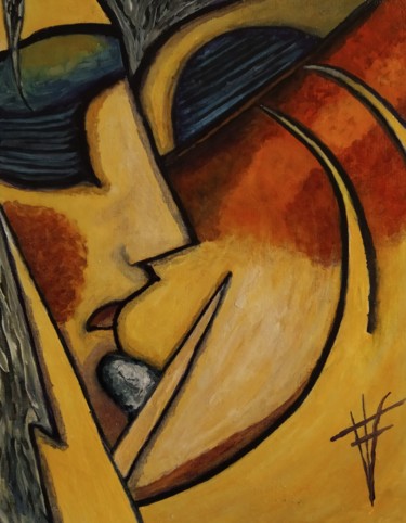 Painting titled "El amor no tiene se…" by Vidal Fernández Richart, Original Artwork, Acrylic