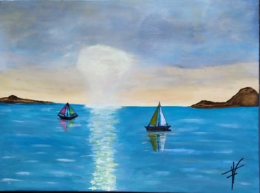 "El mar en calma" başlıklı Tablo Vidal Fernández Richart tarafından, Orijinal sanat, Akrilik