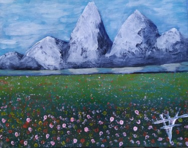 Pintura intitulada "Alaska en primavera" por Vidal Fernández Richart, Obras de arte originais, Acrílico