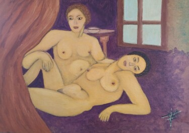Malerei mit dem Titel "El amor es más impo…" von Vidal Fernández Richart, Original-Kunstwerk, Acryl