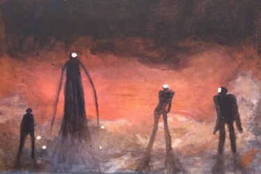 Pittura intitolato "Hay otros mundos...…" da Vidal Fernández Richart, Opera d'arte originale, Acrilico