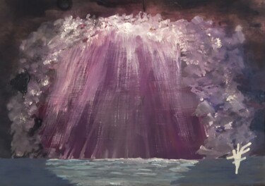 Peinture intitulée "Paz en la tormenta" par Vidal Fernández Richart, Œuvre d'art originale, Acrylique