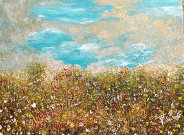 Pintura intitulada "La primavera soñada" por Vidal Fernández Richart, Obras de arte originais, Acrílico