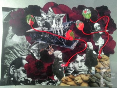 Peinture intitulée "Flower Power" par Viviane Delhage, Œuvre d'art originale, Autre