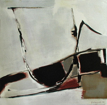 Peinture intitulée "composition 4" par Isabelle Viennois, Œuvre d'art originale, Huile