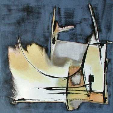 Peinture intitulée "composition 2" par Isabelle Viennois, Œuvre d'art originale, Huile