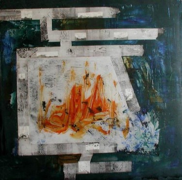 Painting titled "petit labyrinthe" by Isabelle Viennois, Original Artwork